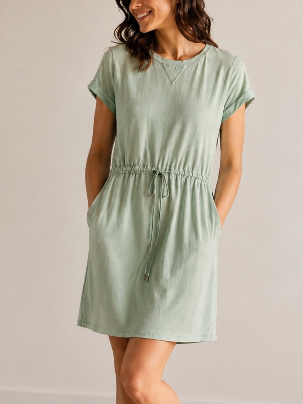 Kyodan Women's T-shirt Dress - Mint Green - Small